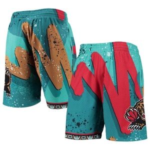 ✔️MITCHELL AND NESS VANCOUVER GRIZZLIES BASKETBALL SHORTS